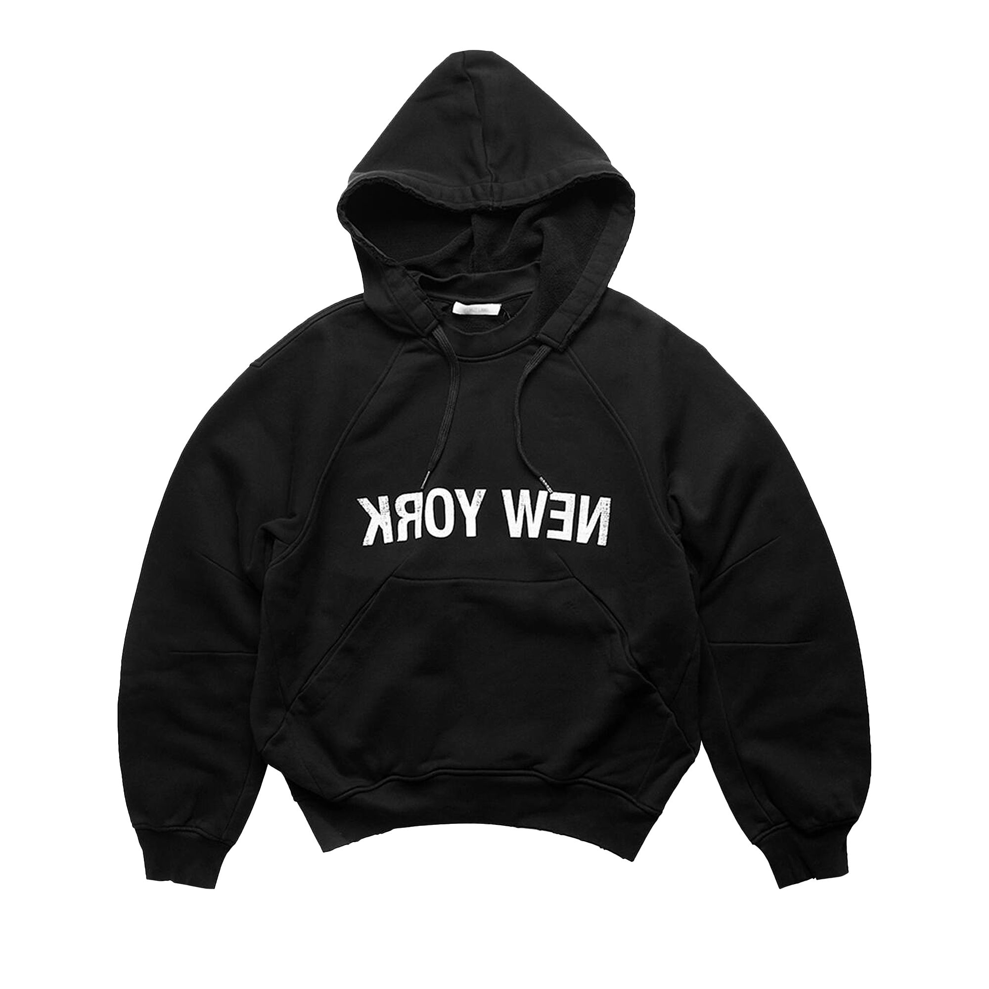 Pre-owned Helmut Lang New York Hoodie 'black' | Men's Size L