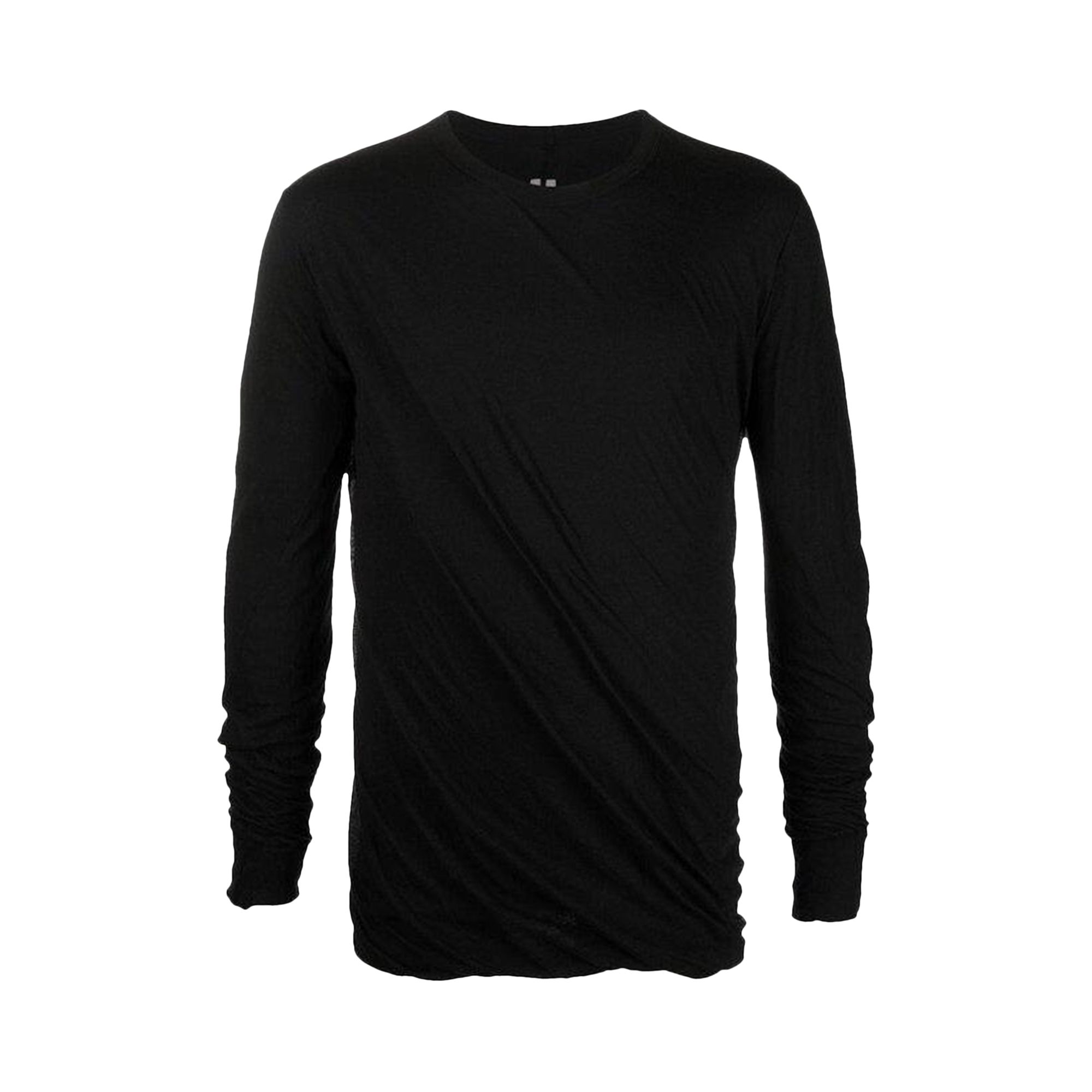 Pre-owned Rick Owens Double Long-sleeve Tee 'black' | Men's Size L
