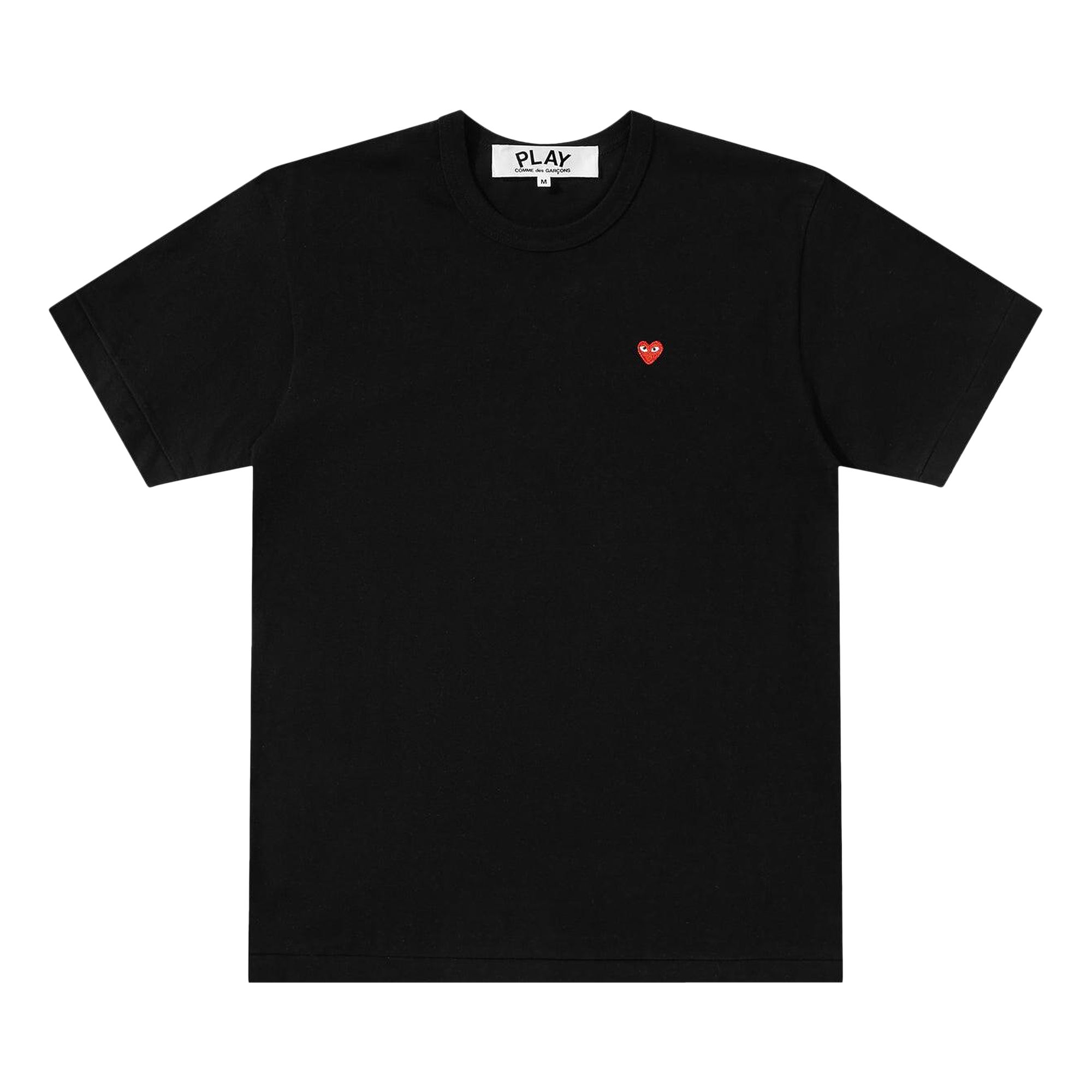 Pre-owned Comme Des Garçons Play Small Heart T-shirt 'black' | Men's Size Xxl