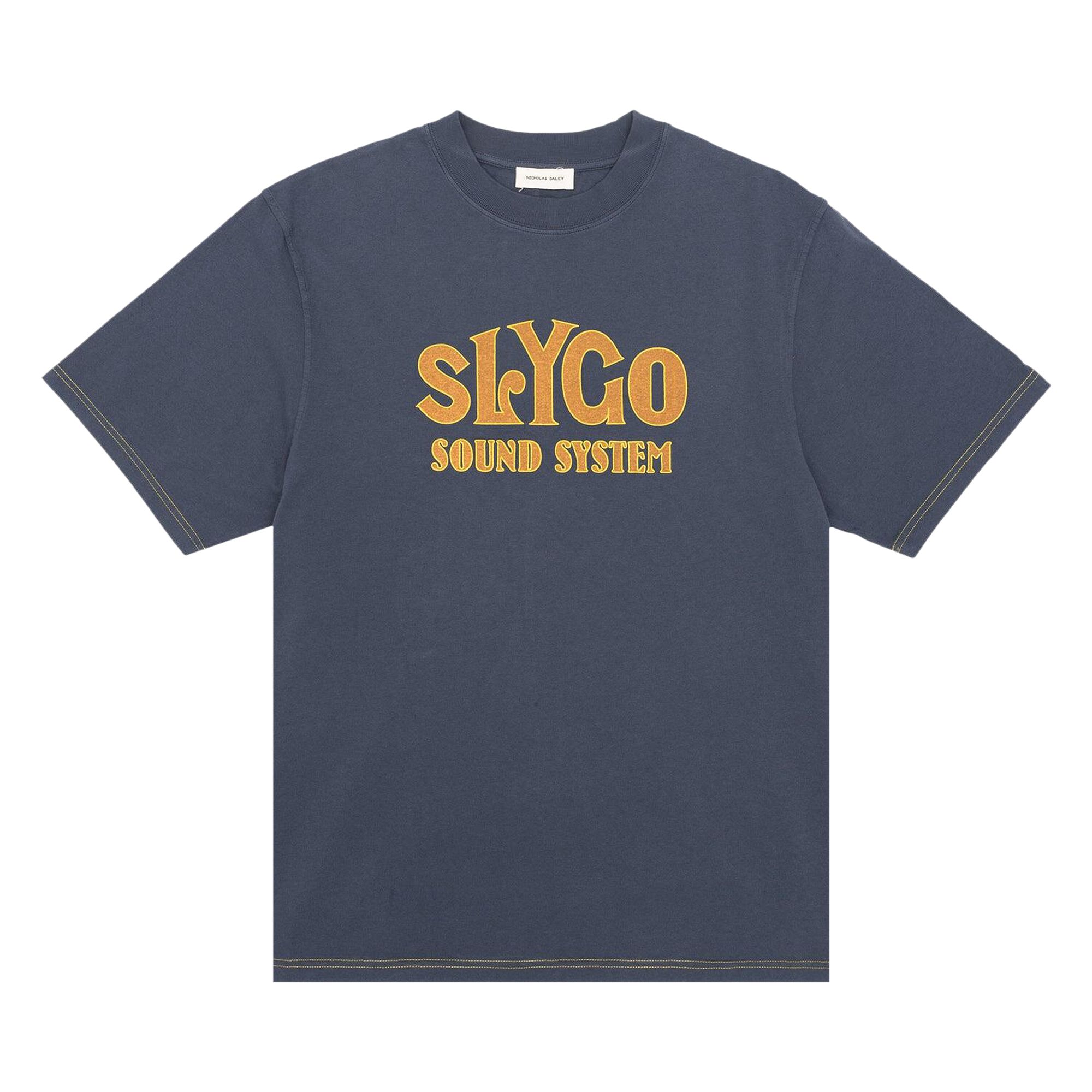 Pre-owned Nicholas Daley Slygo Tee 'navy' | Blue | Men's Size Xl