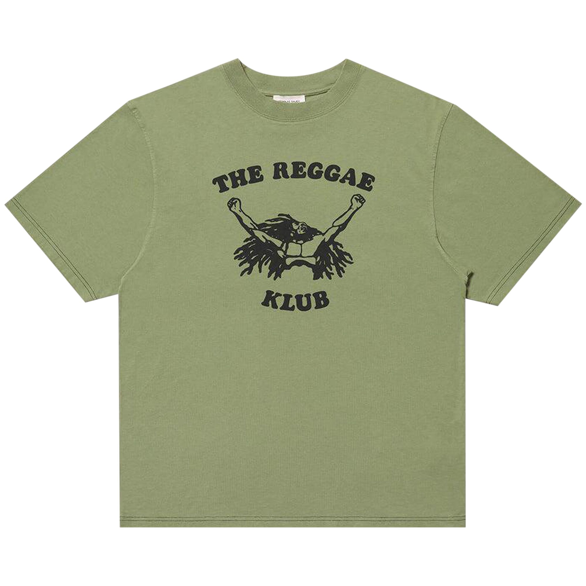 Pre-owned Nicholas Daley Reggae Klub Tee 'army Green' | Men's Size M