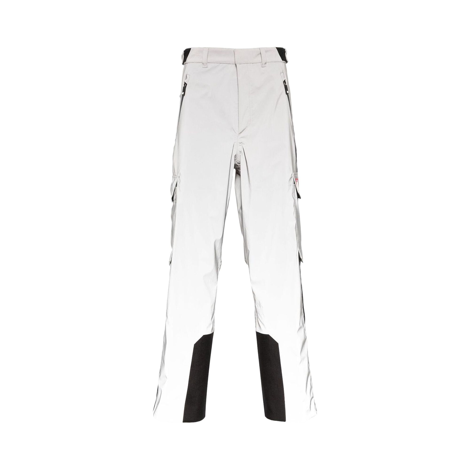 Pre-owned Palm Angels Reflective Ski Pants 'silver' | Men's Size L