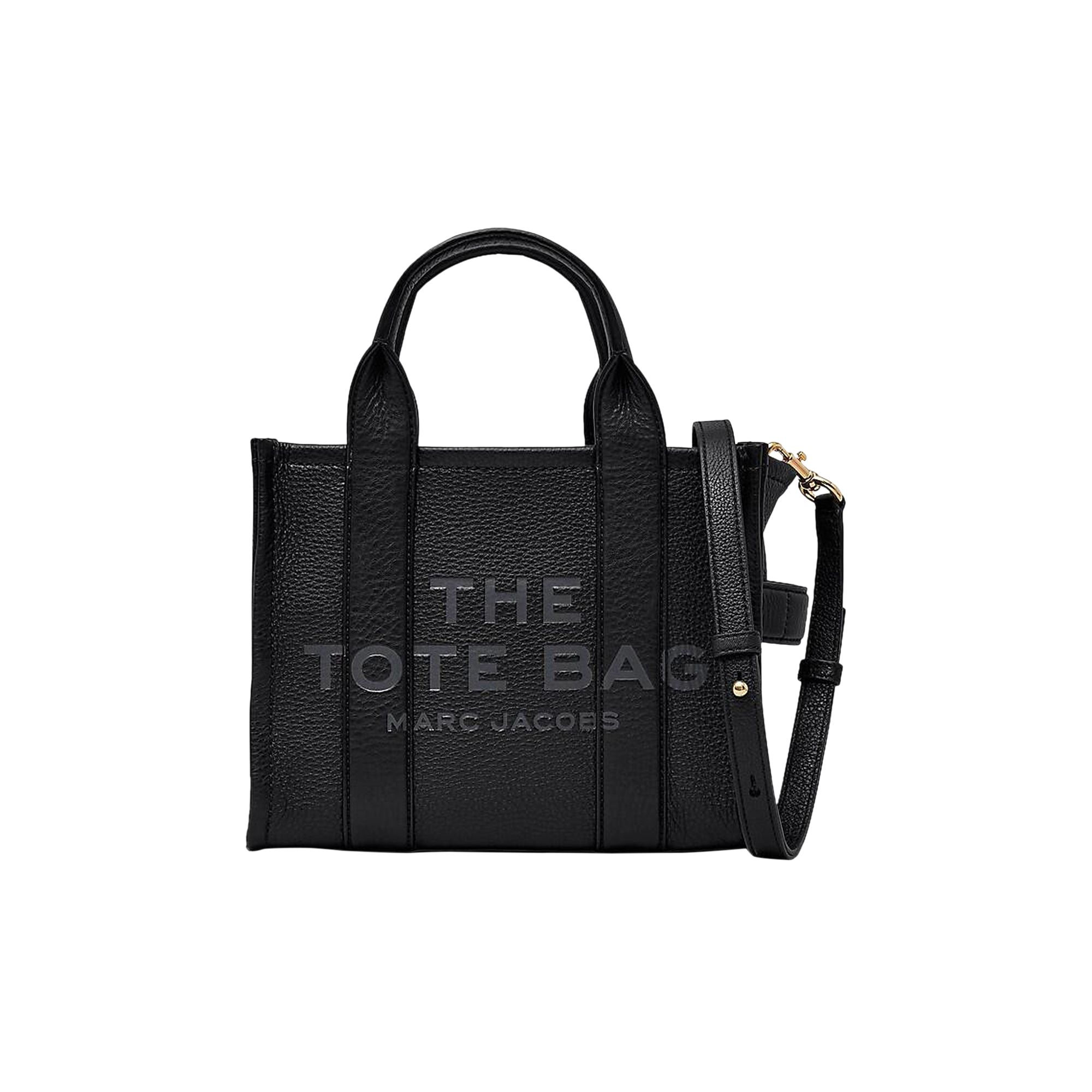 Pre-owned Marc Jacobs The Small Leather Tote Bag 'black' | Women's Size Onesize