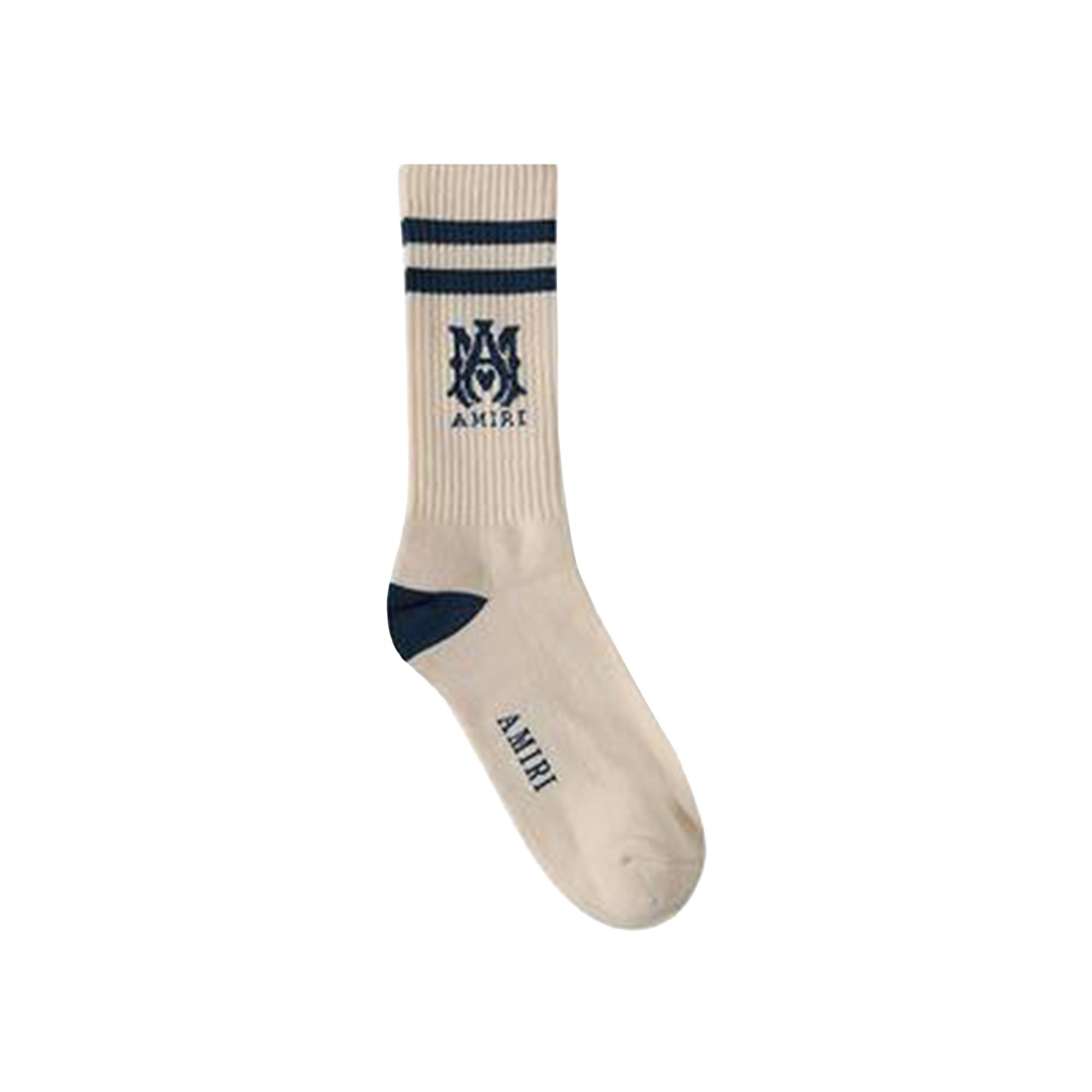 Pre-owned Amiri Ma Socks 'vintage Blue' | Men's Size 45