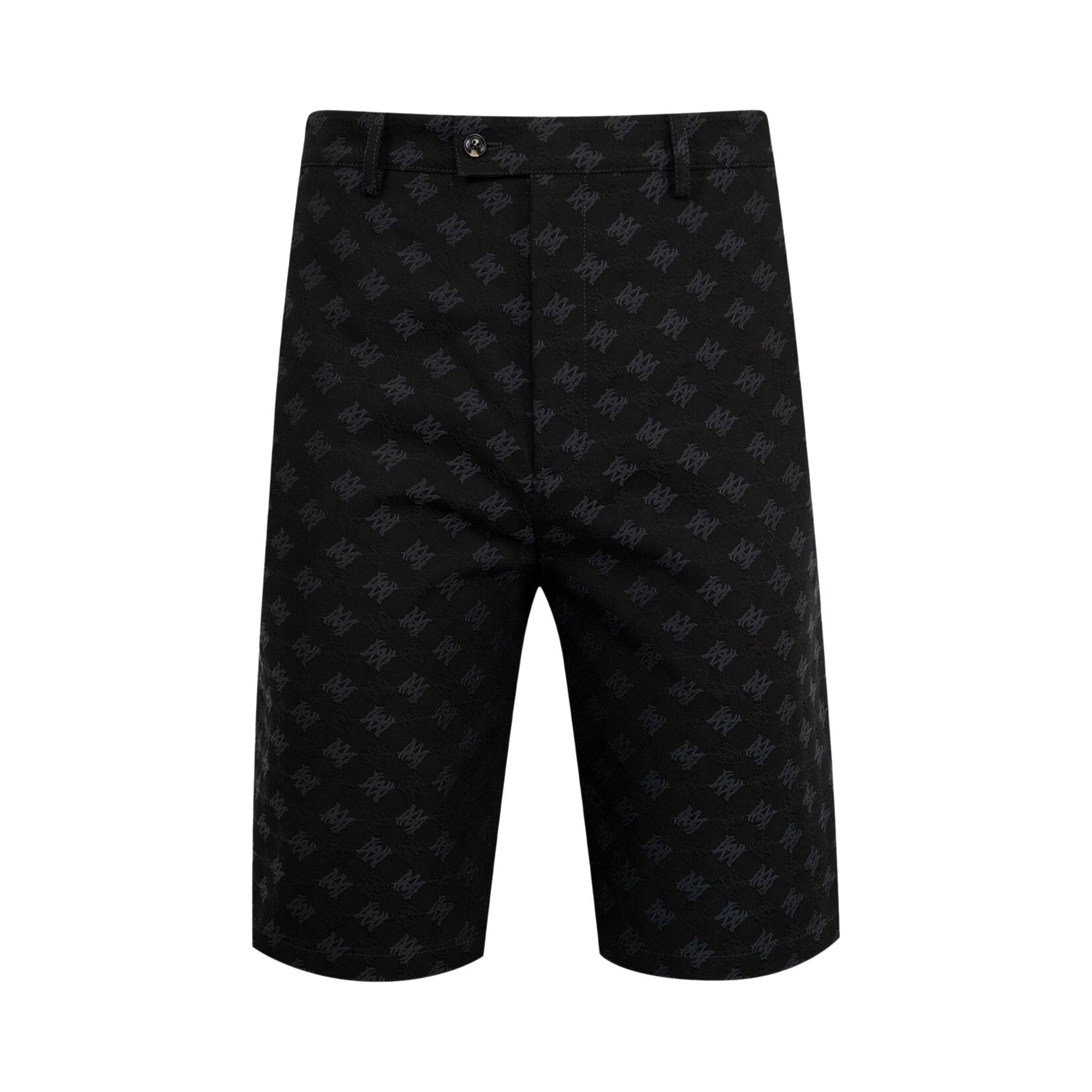 Pre-owned Amiri Ma Quad Jacquard Short 'black' | Men's Size 52