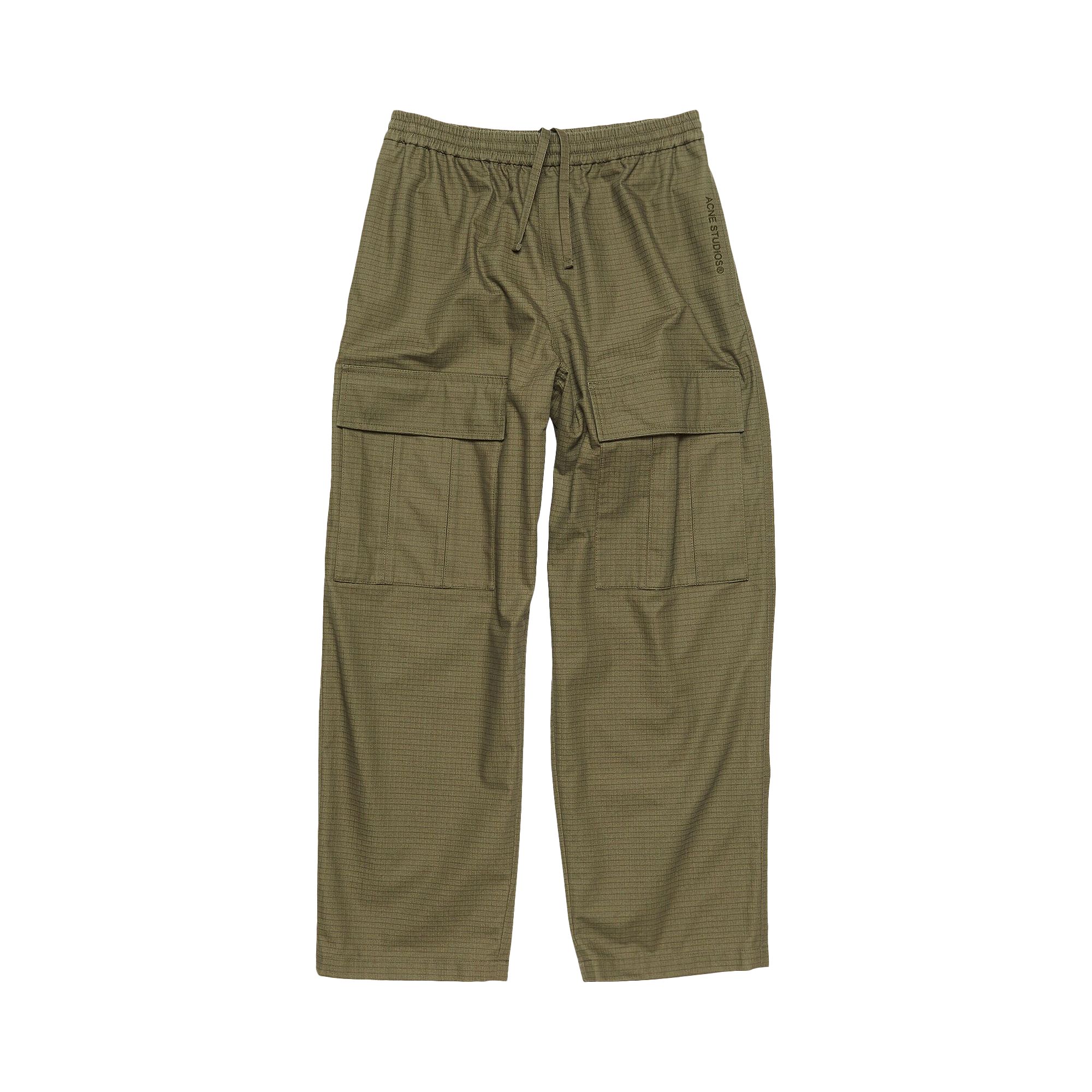 Pre-owned Acne Studios Front Pockets Cargo Pants 'green' | Men's Size 46