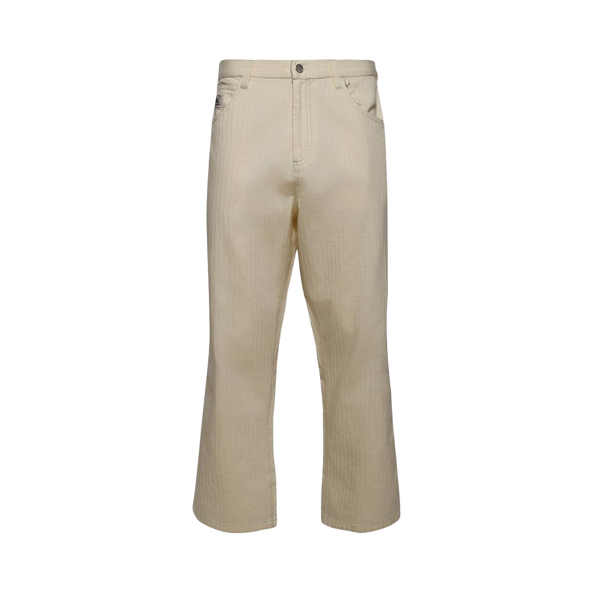Pre-owned Bode Greenskeeper Knolly Brook Trousers 'ivory' | White | Men's Size 34