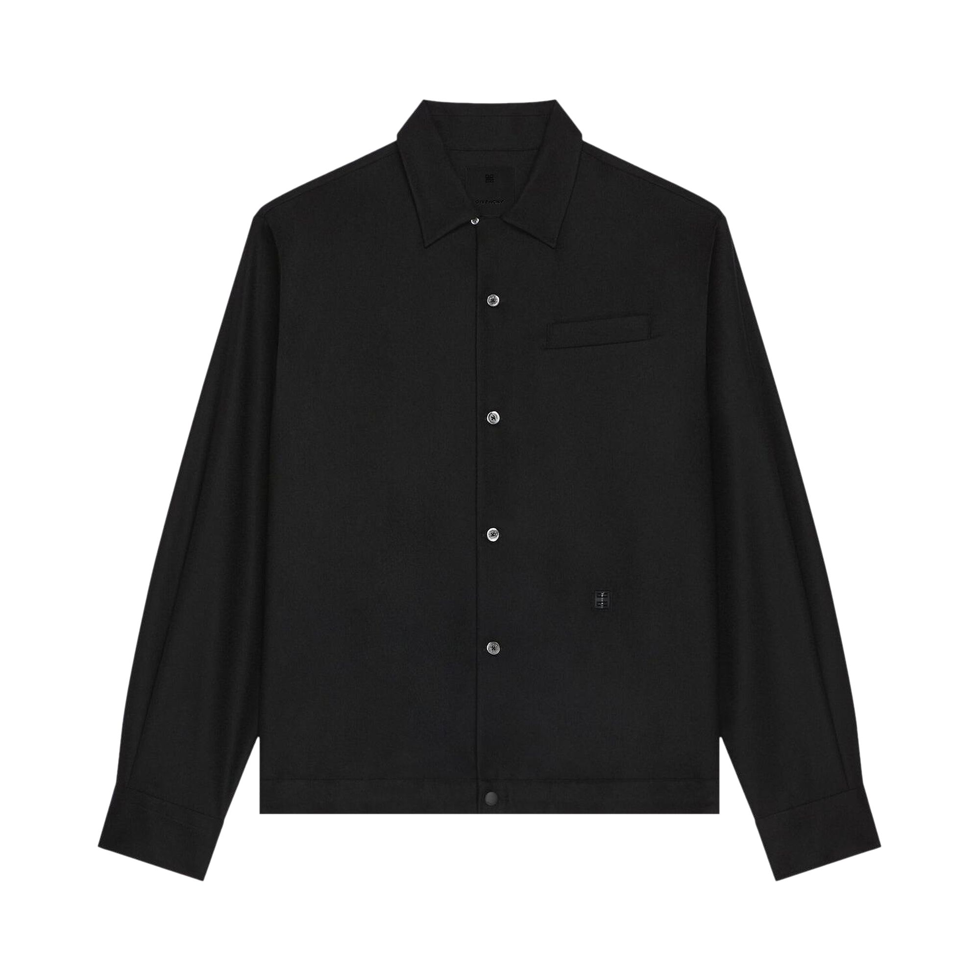 Pre-owned Givenchy Overshirt 'black' | Men's Size 50