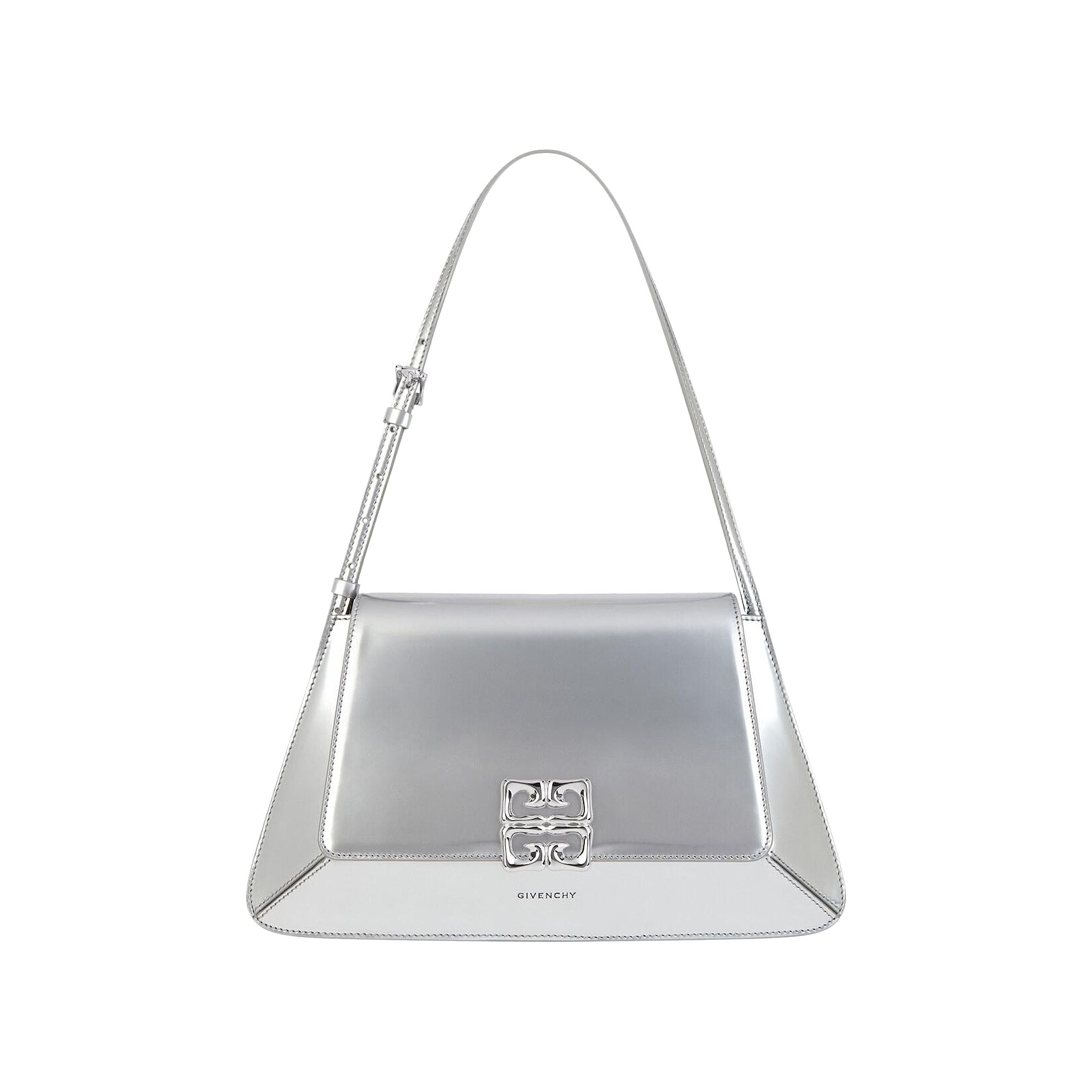 Pre-owned Givenchy 4g Liquid Shoulder Bag 'light Silvery' | Women's Size Onesize