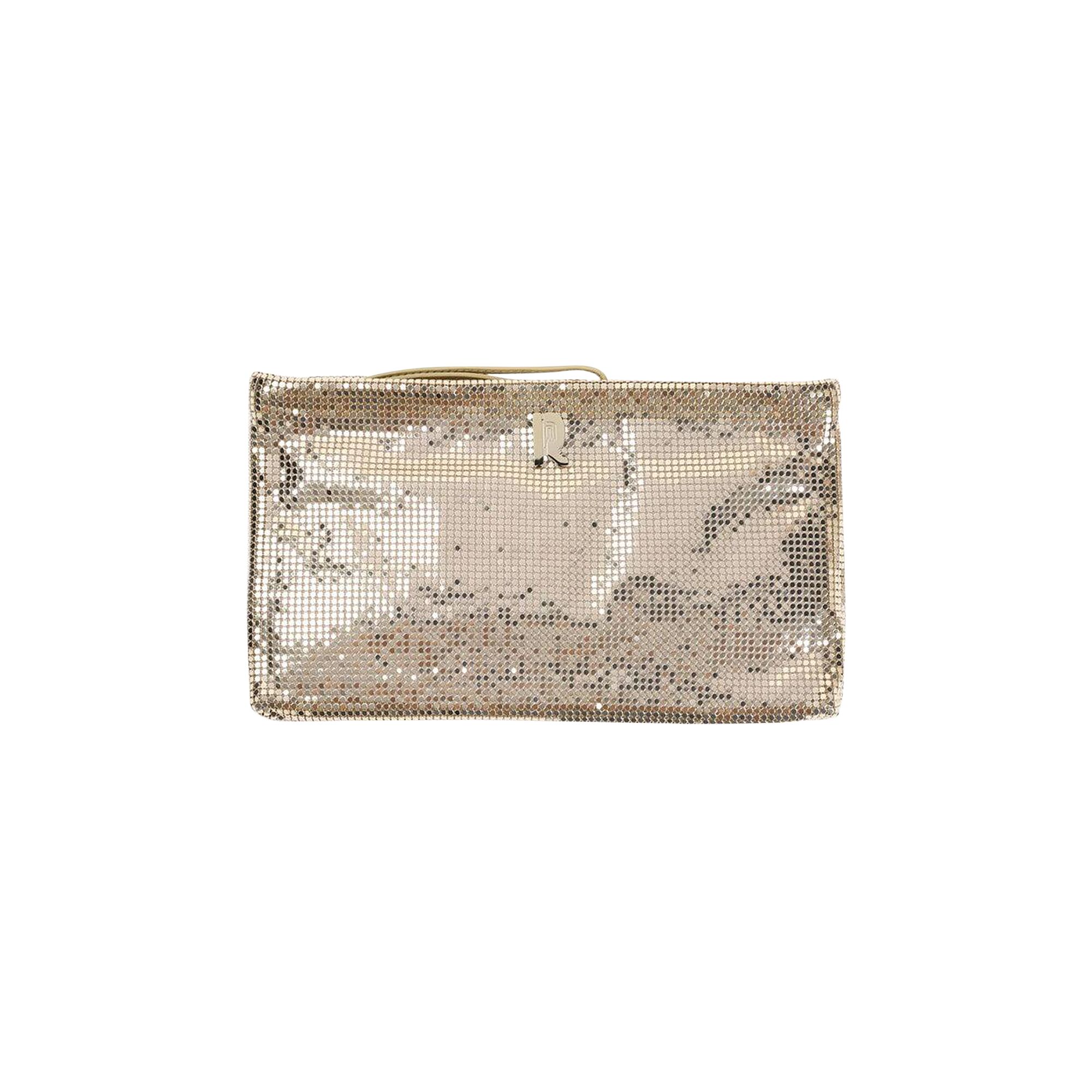 Pre-owned Rabanne Mesh Clutch Bag 'gold' | Women's Size Onesize