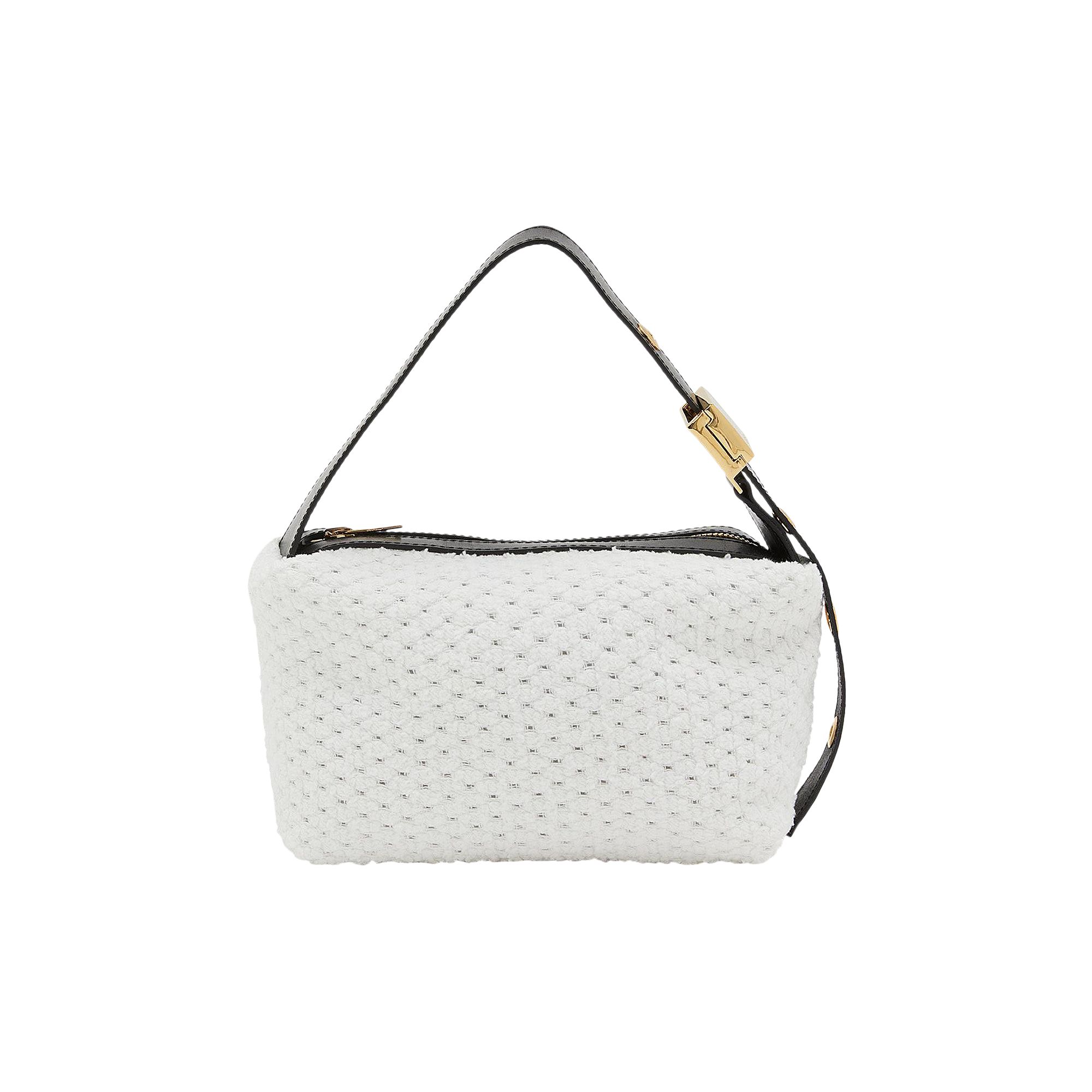 Pre-owned Sacai Punched Denim Pochette Bag 'off White' | Women's Size Onesize