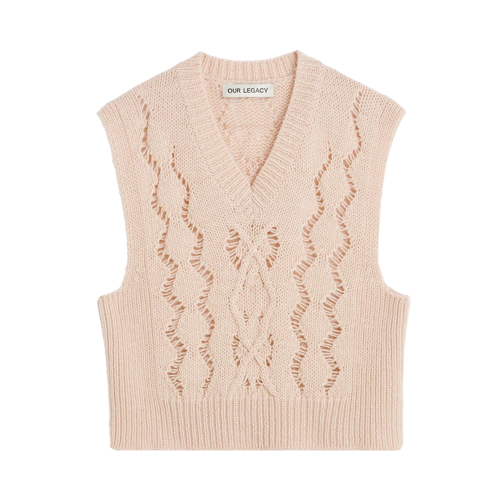Pre-owned Our Legacy Cable Michigan Tank Vest 'pink' | Men's Size 52