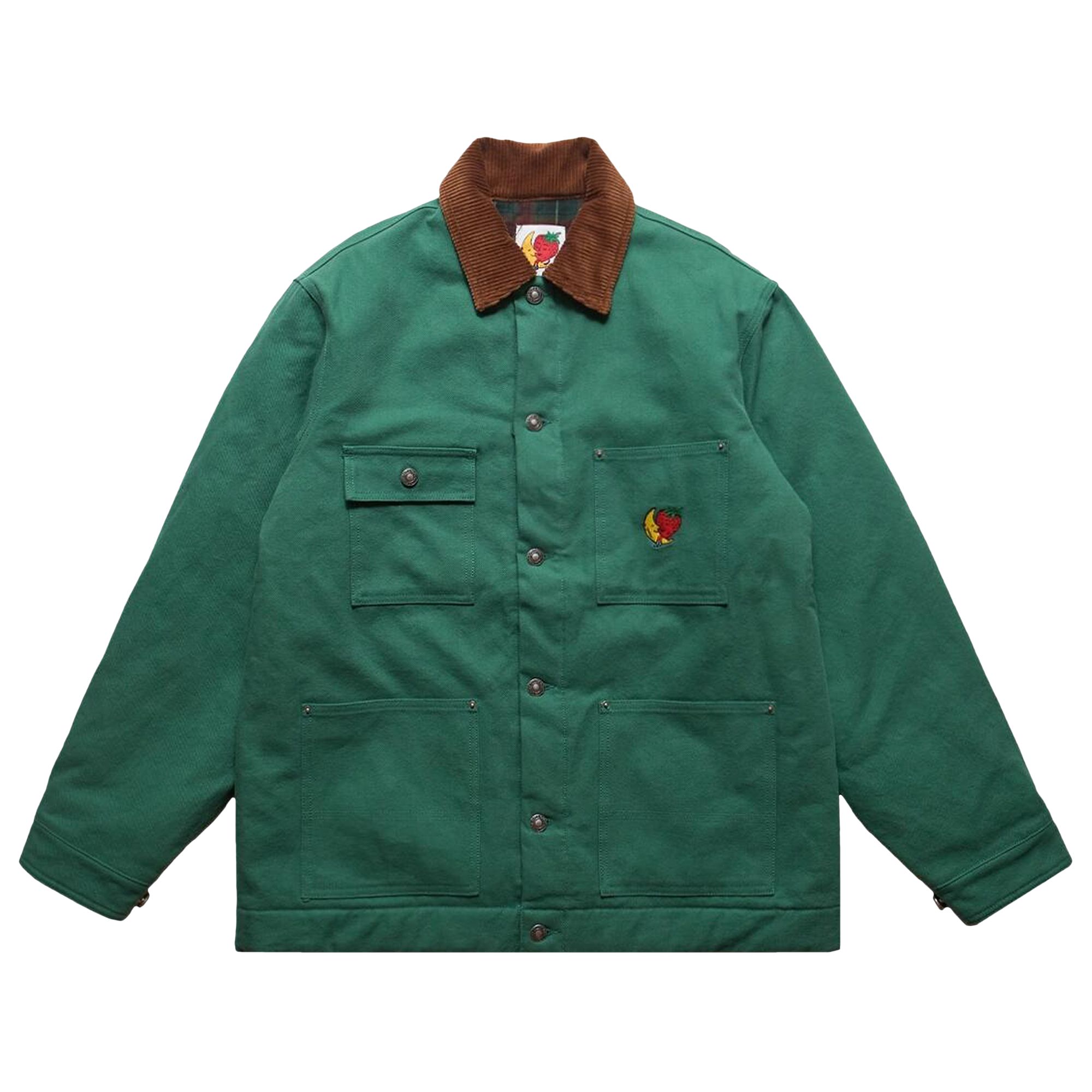 Pre-owned Sky High Farm Workwear Angry Chore Coat 'green' | Men's Size S