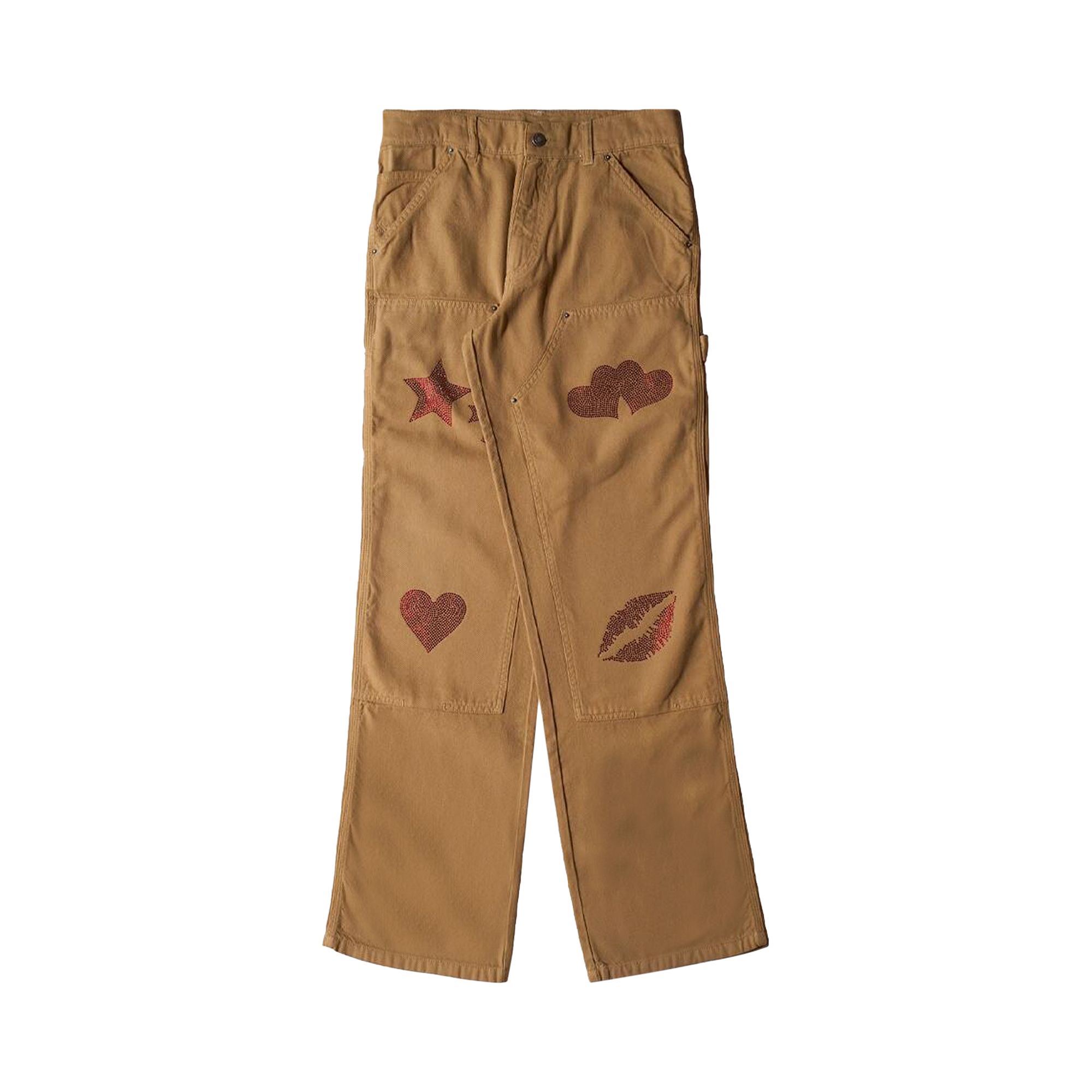 Pre-owned Sky High Farm Workwear Sh4u Double Knee Pants 'natural' | Tan | Men's Size Xl In Brown
