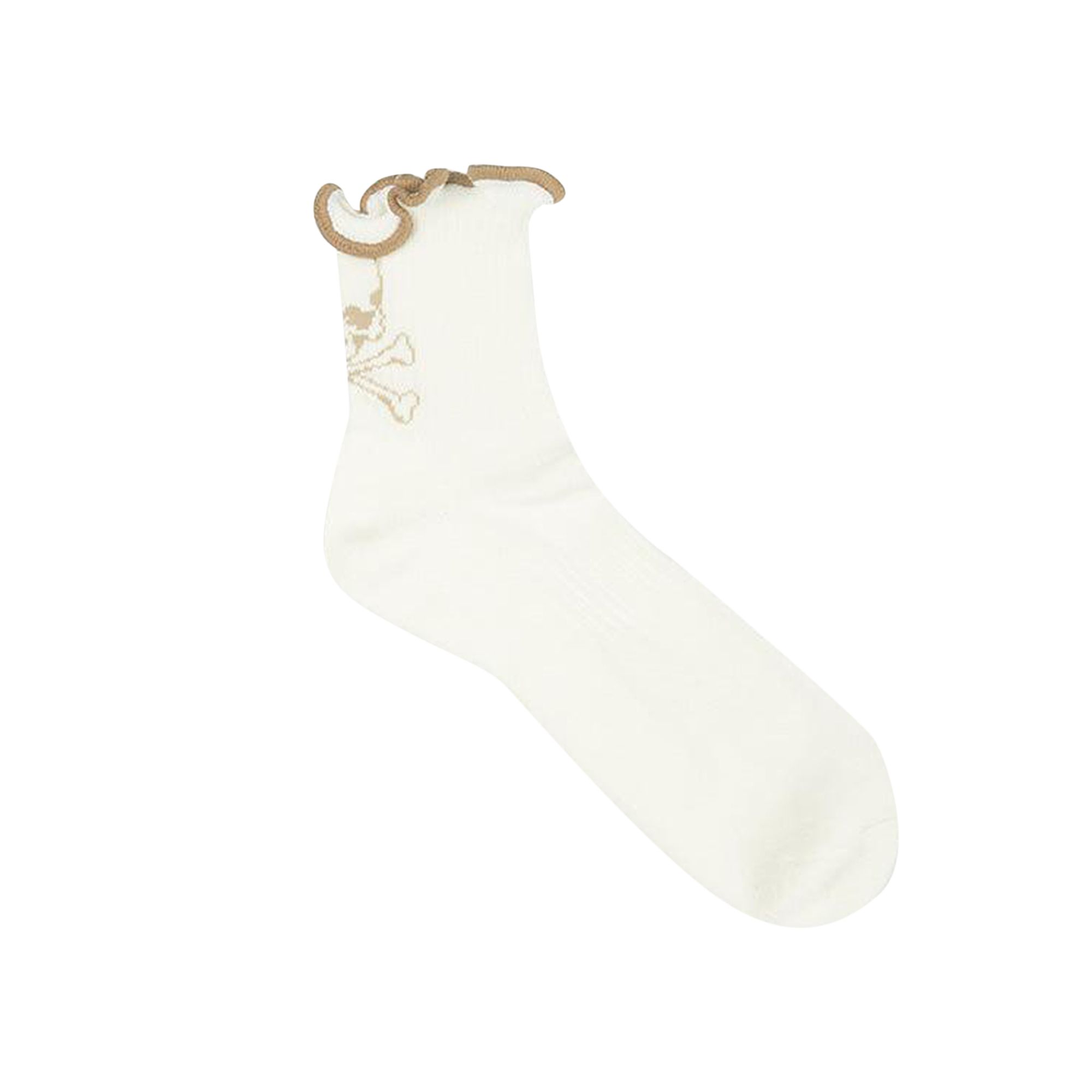 Pre-owned Mastermind Japan Mastermind World Baggy Socks 'white' | Men's Size L