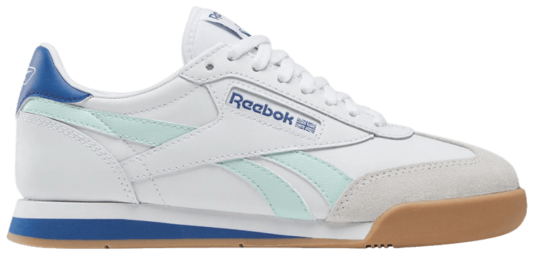 Reebok Campio XT Big Kid White Glitch Aqua Blue