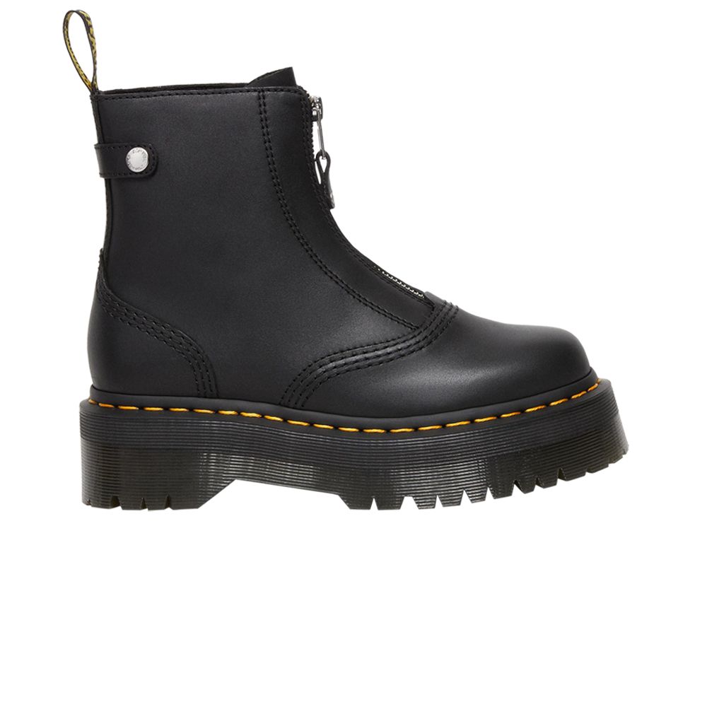Pre-owned Dr. Martens' Dr. Martens Wmns Jetta Zip Platform Boot 'black' | Women's Size 6