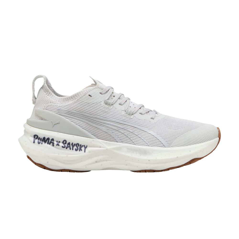 Pre-owned Puma Saysky X Wmns Foreverrun Nitro 2 'feather Grey' | Women's Size 6.5