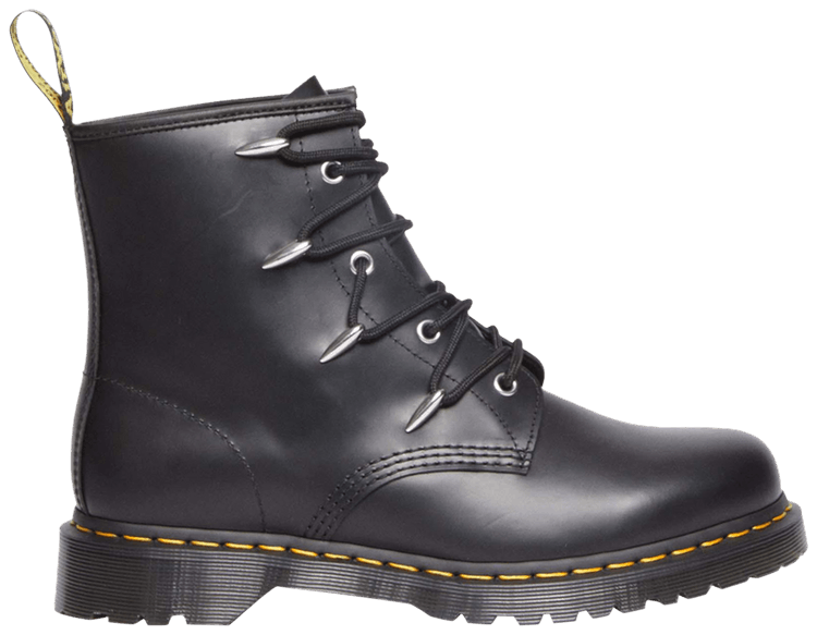 Dr Martens 1460 Alien Hardware Leather Lace Up Boot Black