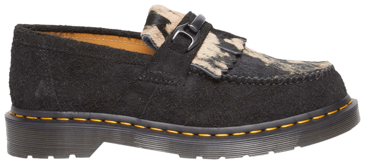 Buy Adrian Snaffle Hair On Loafer 'Black Beige' - 31895779
