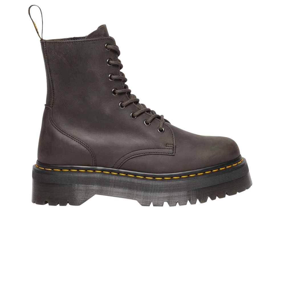 Pre-owned Dr. Martens Jadon Waxy Leather Platform Boot 'burnished Waxy' | Brown | Men's Size 5
