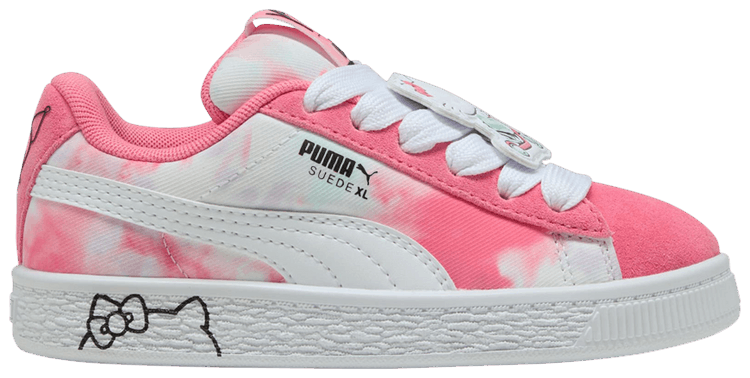 Hello Kitty x Puma Suede XL Little Kid Hello Kitty and Friends Tie Dye
