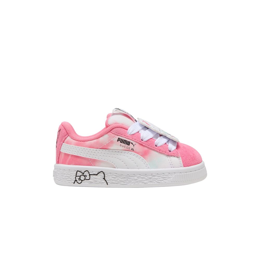 Pre-owned Puma Hello Kitty X Suede Xl Toddler 'hello Kitty And Friends Tie Dye' | Pink | Infant Size 6