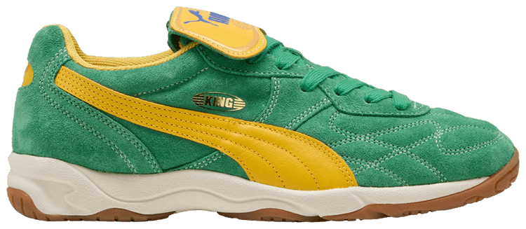 Puma King Indoor Royalty Archive Green Yellow Sizzle