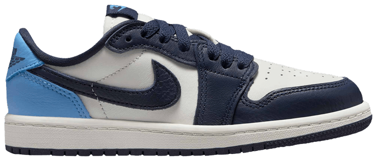 Buy Air Jordan 1 Retro Low OG PS 'Obsidian UNC' - FQ5436 400 Buy Air Jordan 1 Retro Low OG PS 'Obsidian UNC' - FQ5436 400