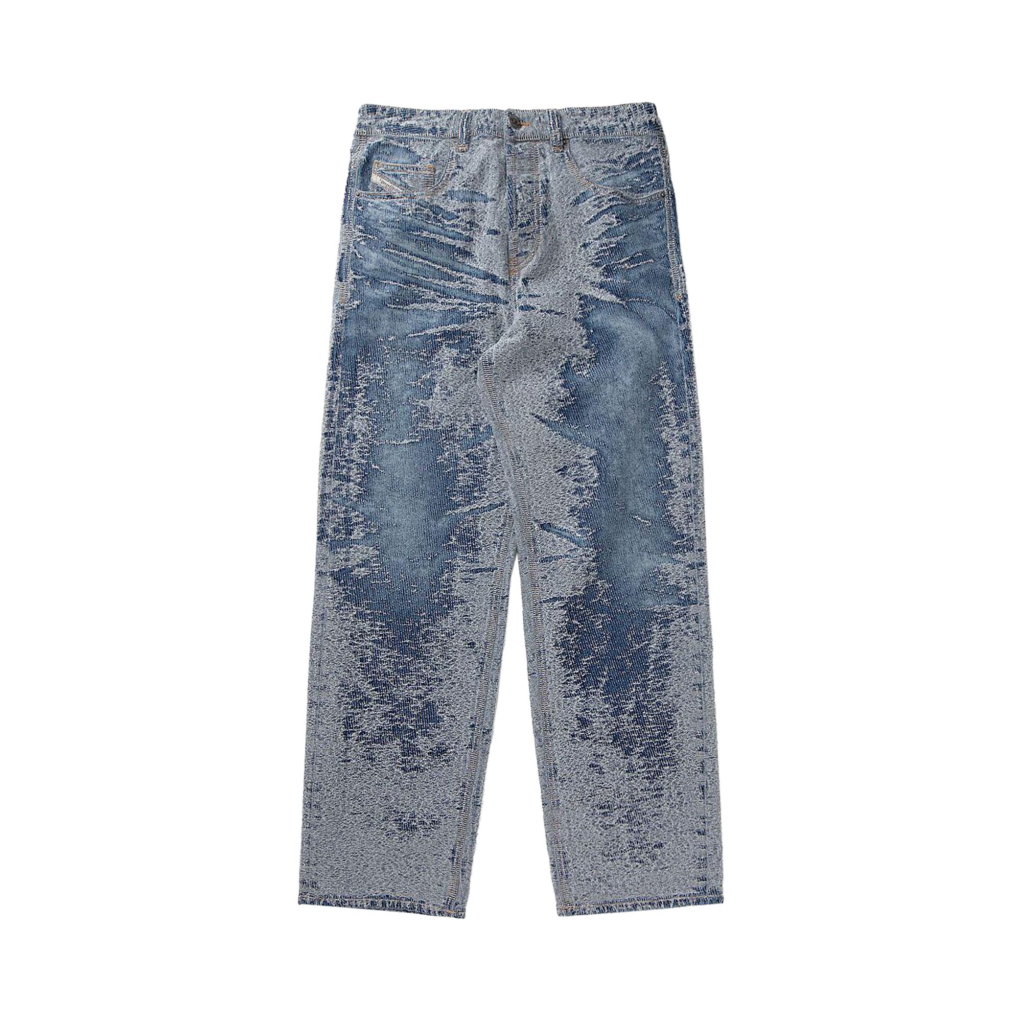 Pre-owned Diesel Distressed Loose Jeans 'blue' | Men's Size 32