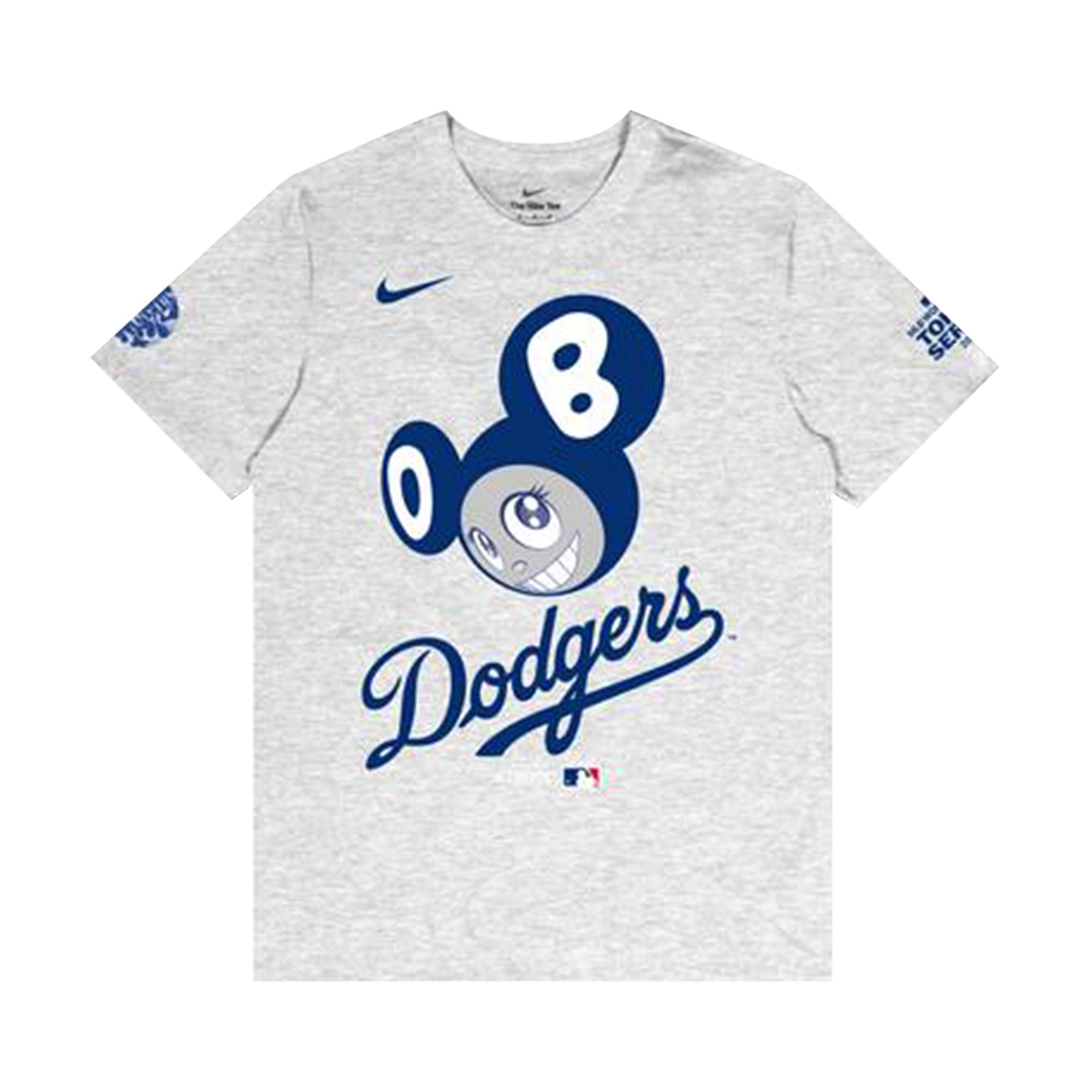 Pre-owned Nike X Takashi Murakami X Mlb World Tour Tokyo Series 2025 Dodgers Short-sleeve Tee 'grey' | Men's S