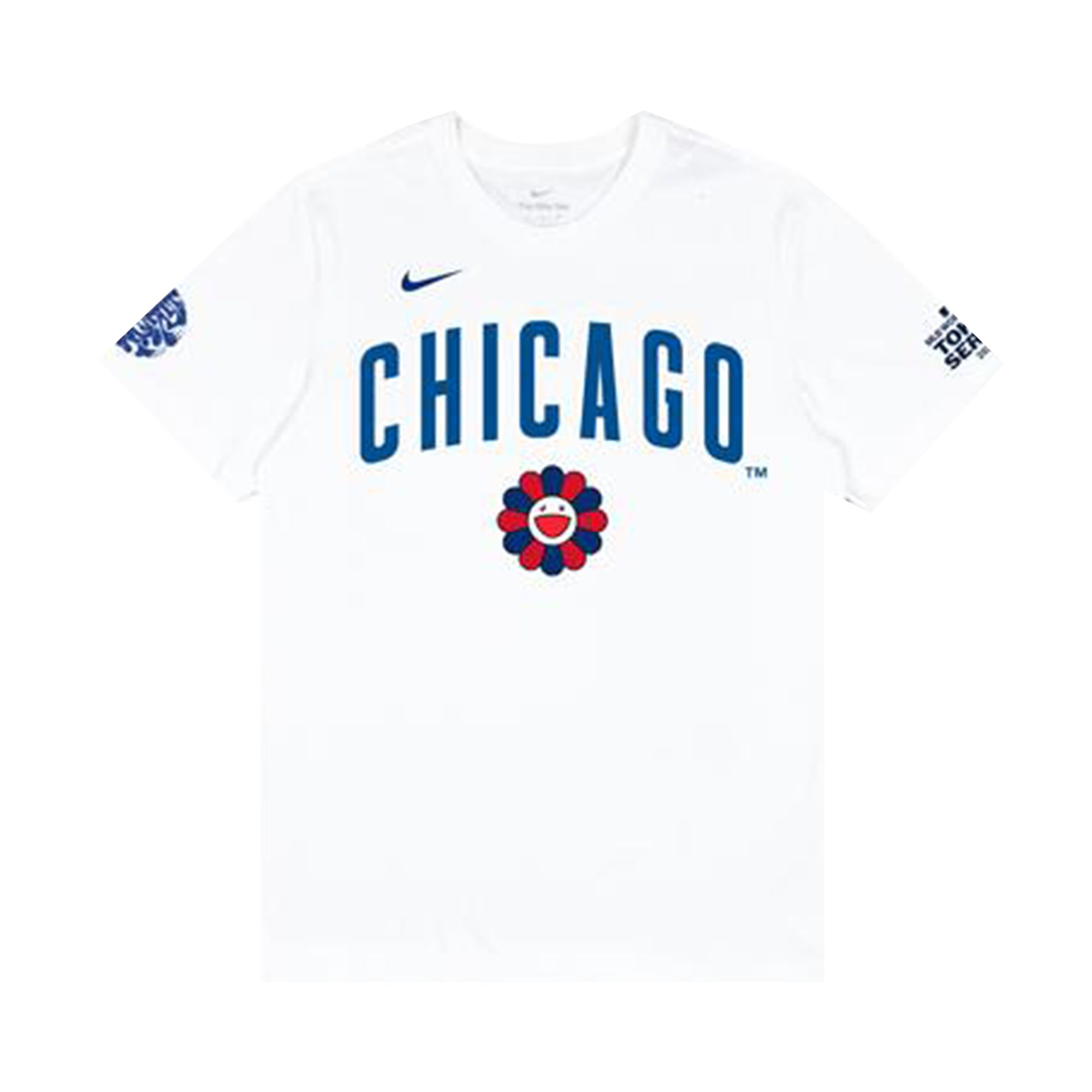 Pre-owned Nike X Takashi Murakami X Mlb World Tour Tokyo Series 2025 Cubs Short-sleeve Tee 'white' | Men's Siz