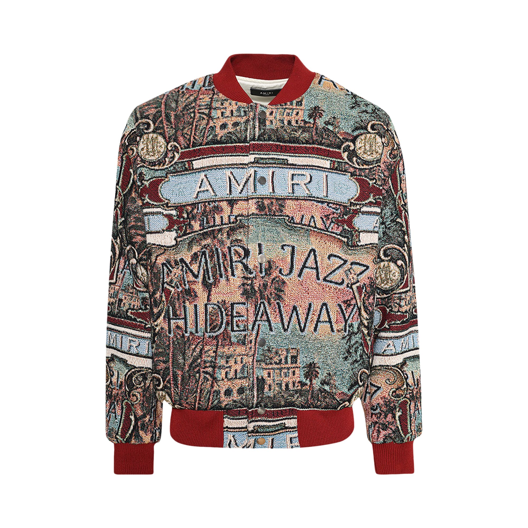 Pre-owned Amiri Jazz Hideaway Bomber Jacket 'multicolor' | Multi-color | Men's Size Xxl