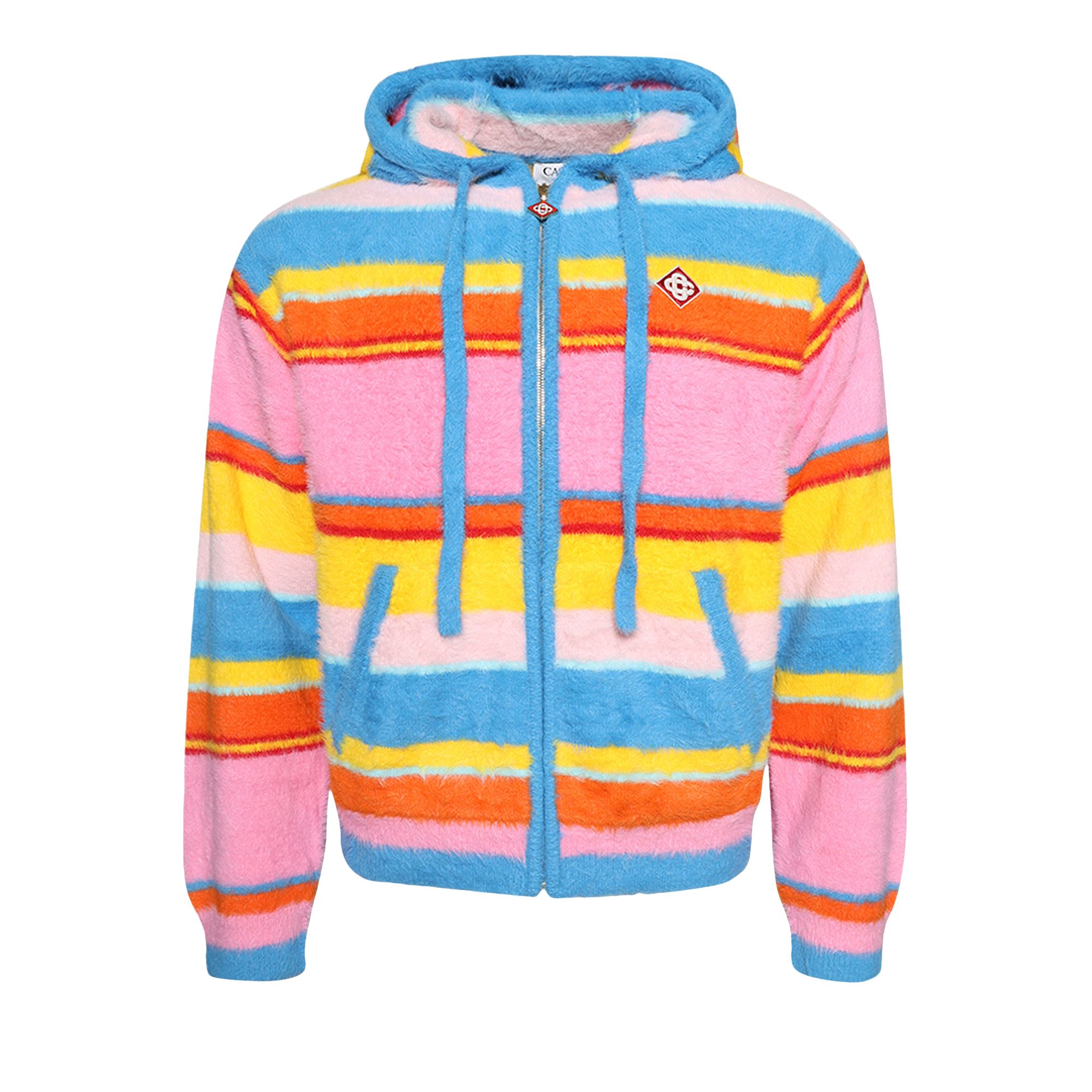 Pre-owned Casablanca Fluffy Oversized Hoodie 'multicolor/blue' | Multi-color | Men's Size M