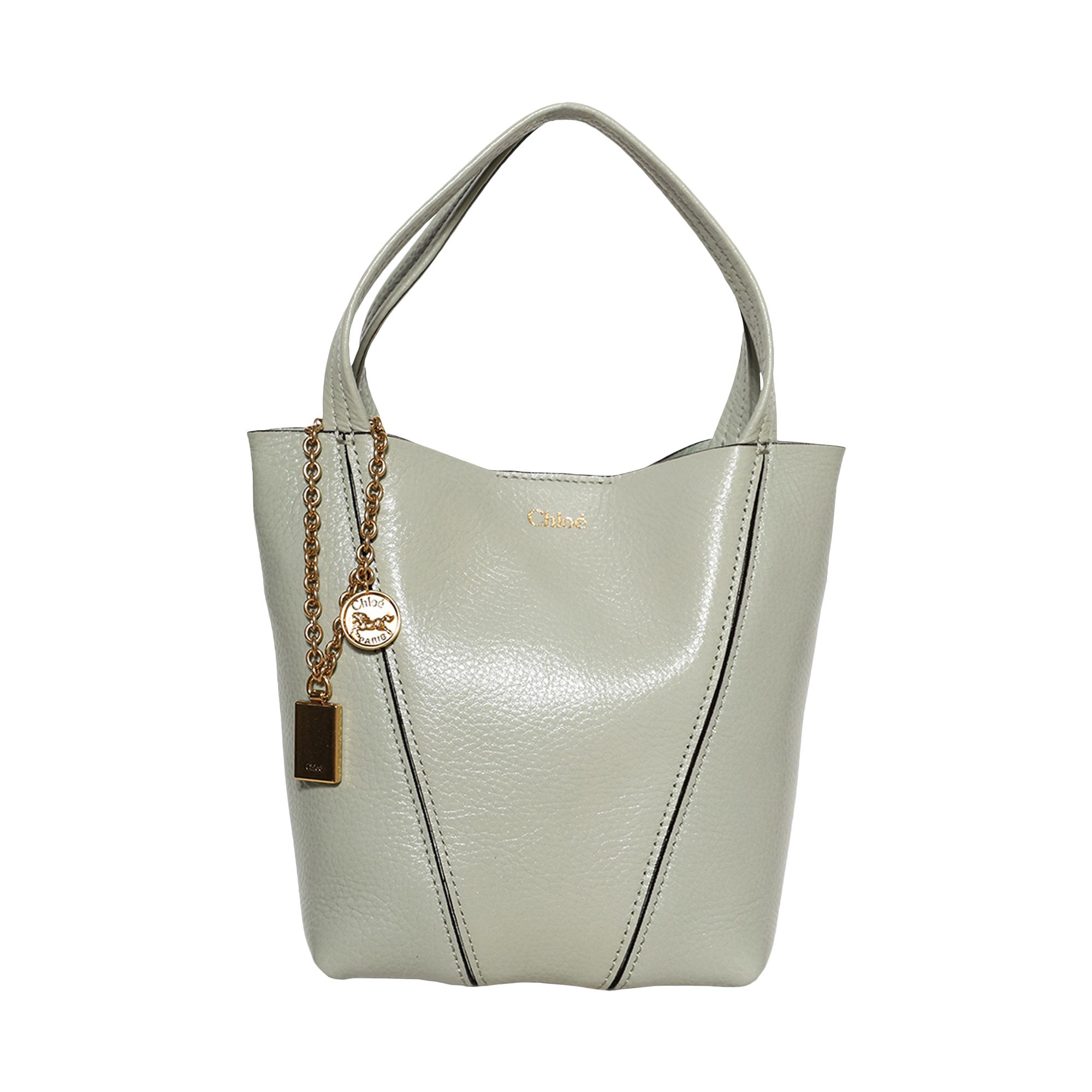 Pre-owned Chloé Spin Tote Bag 'sea Glass' | Green | Women's Size Onesize