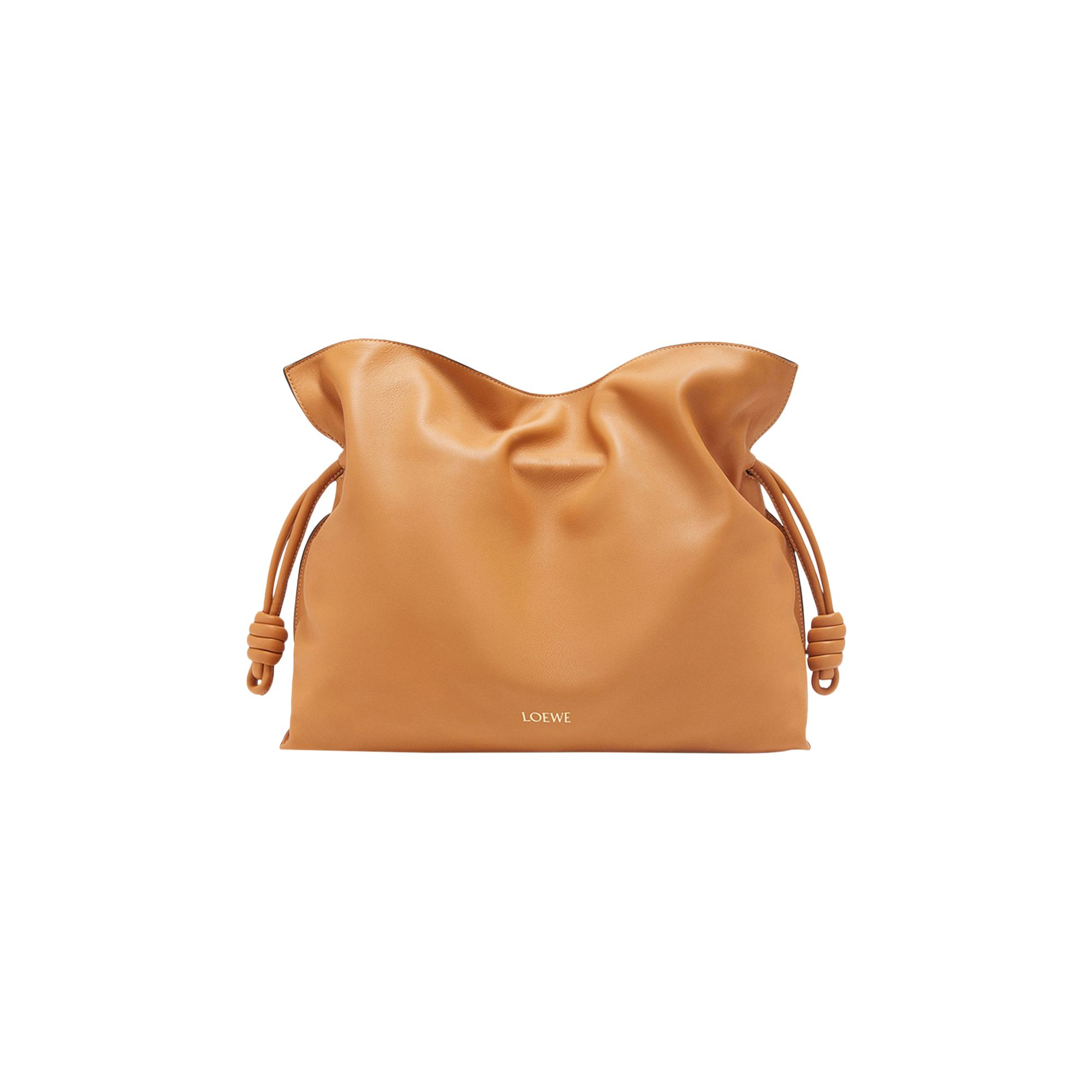 Pre-owned Loewe Flamenco Clutch 'warm Desert' | Tan | Women's Size Onesize