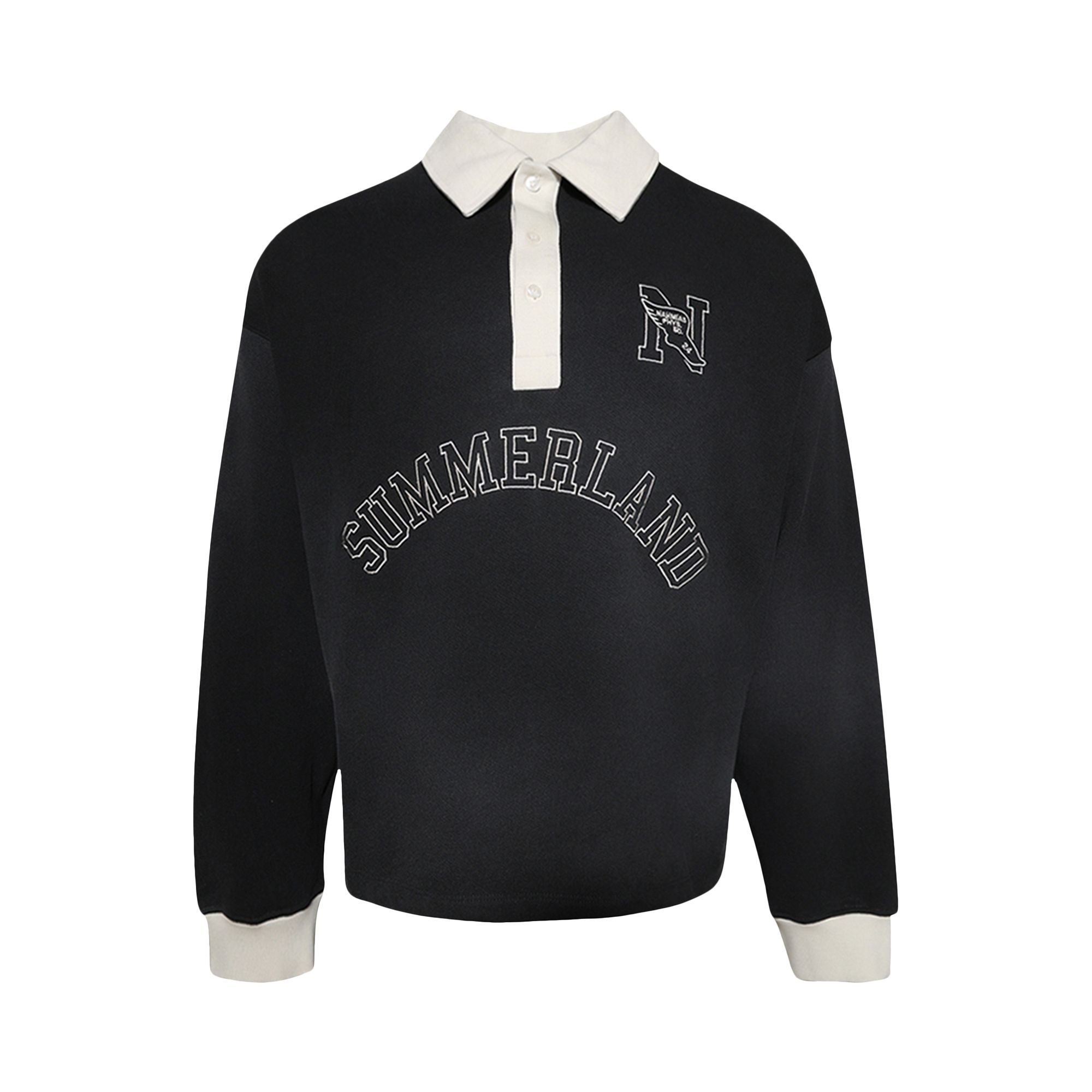 Pre-owned Nahmias Long-sleeve Polo 'black' | Men's Size M
