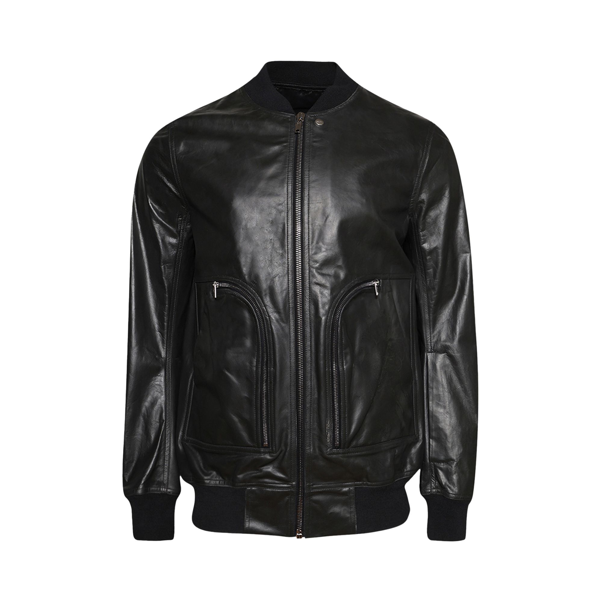 Pre-owned Rick Owens Bauhaus Flight Bomber Jacket 'black' | Men's Size 52