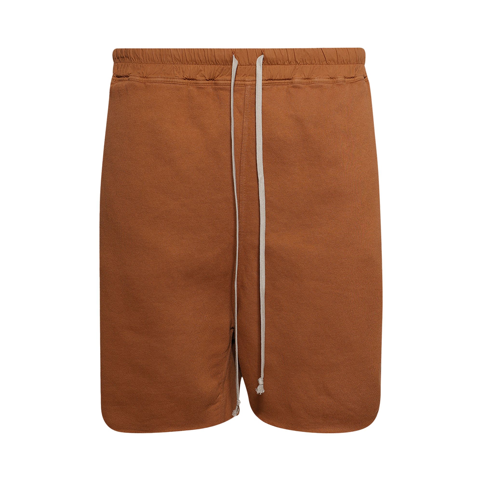 Pre-owned Rick Owens Drkshdw Long Boxers Butt Zip Shorts 'orange' | Men's Size M