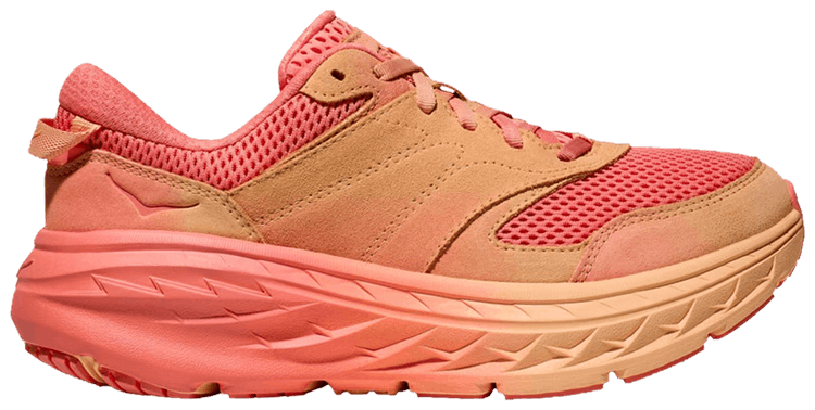 HOKA Bondi L Vibrant Bloom Pack   Cantaloupe