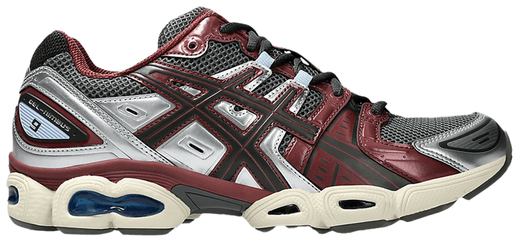Asics Gel Nimbus 9 Truffle Grey Dark Cherry