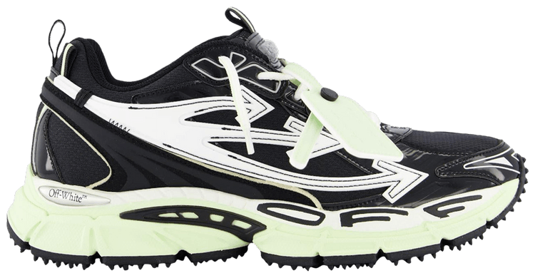 Off White Be Right Back Black Lime