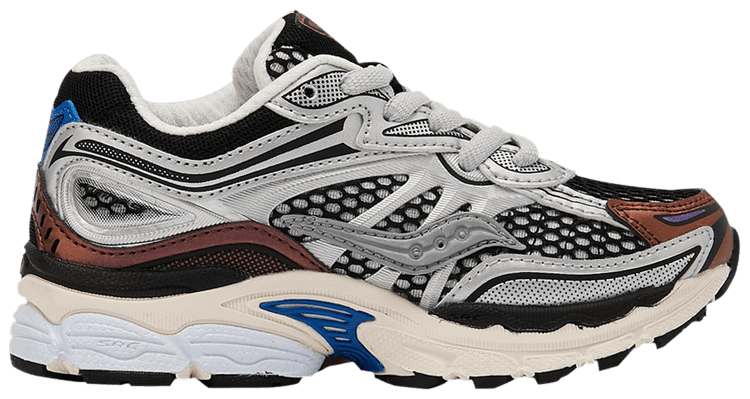 Saucony ProGrid Omni 9 Big Kid Black Silver Burgundy