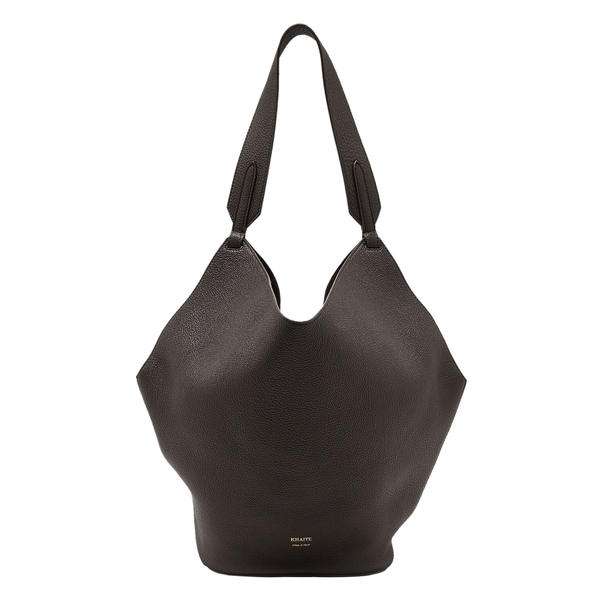 Pre-owned Khaite Small Lotus Tote Bag 'dark Brown' | Women's Size Onesize