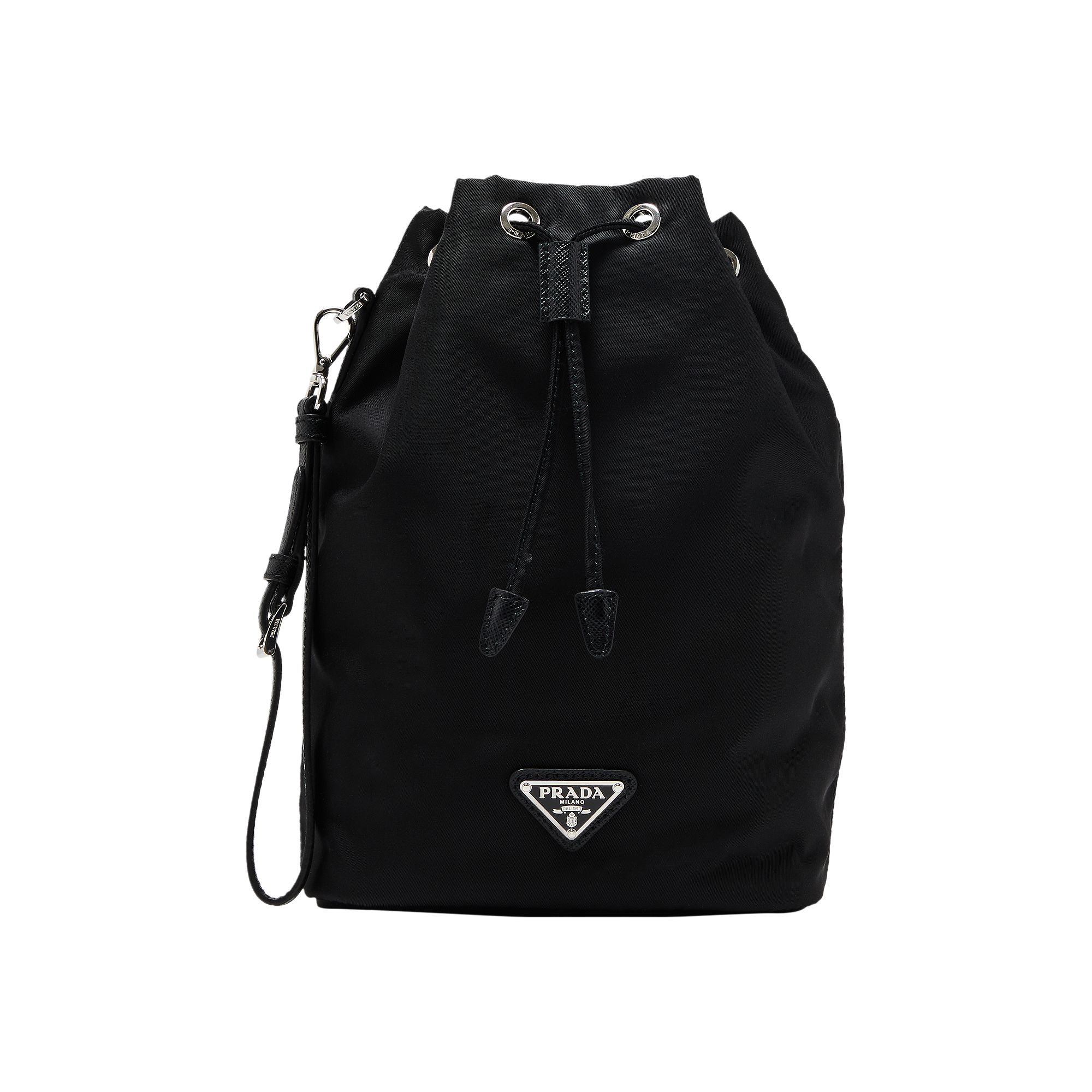 Pre-owned Prada Re-nylon Pouch 'black' | Women's Size Onesize