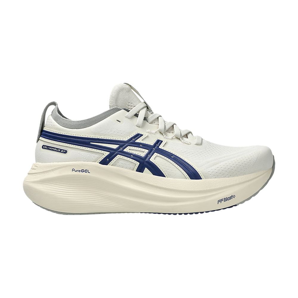 Pre-owned Asics Wmns Gel Nimbus 27 'track Club' | Cream | Women's Size 10 In White