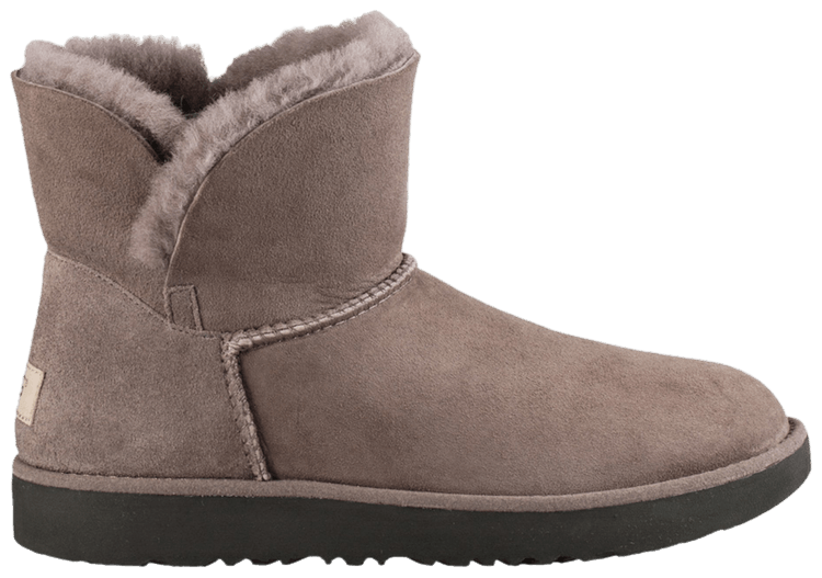 UGG Wmns Classic Cuff Mini Stormy Grey