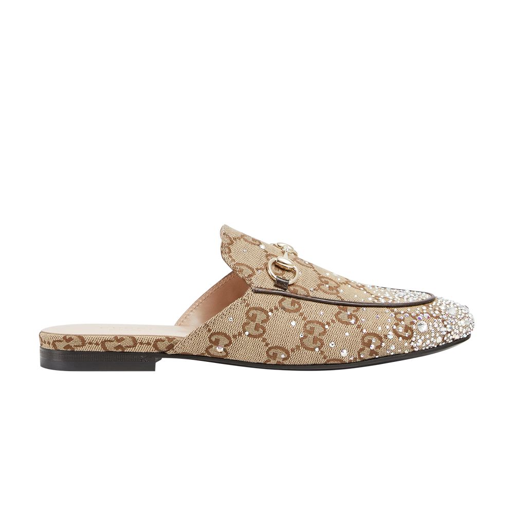 Pre-owned Gucci Wmns Princetown Slipper 'monogram - Beige' | Cream | Women's Size 4
