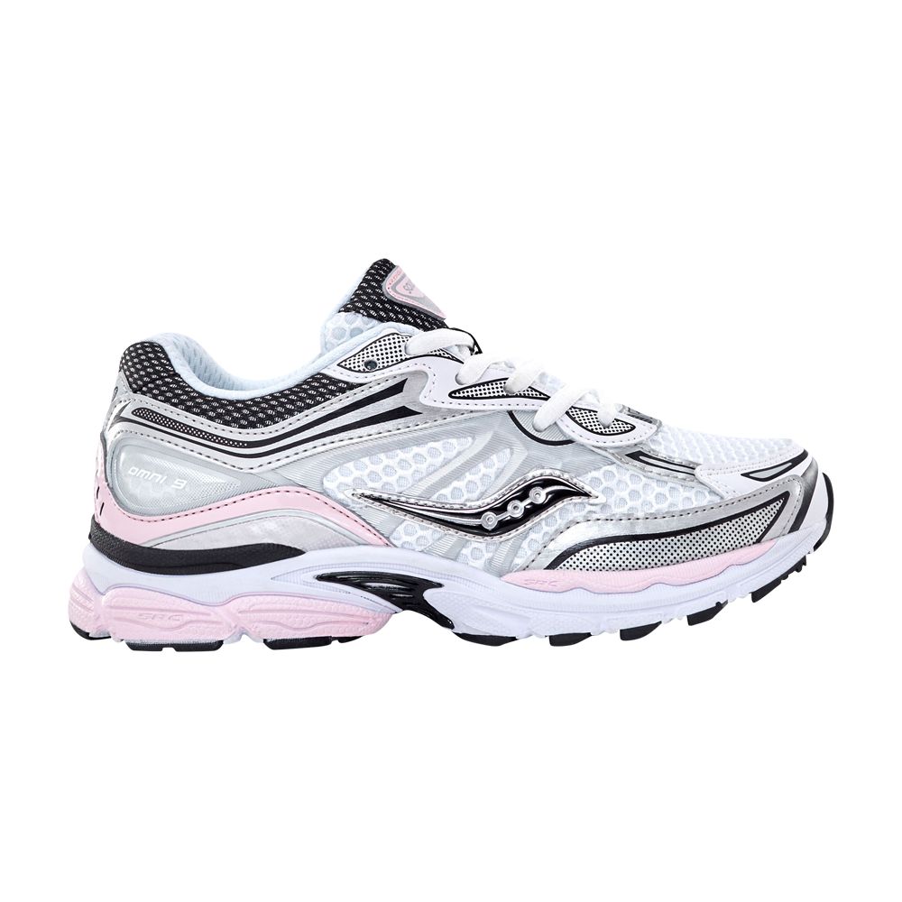 Pre-owned Saucony Progrid Omni 9 Big Kid 'silver Pink' | Kid's Size 6.5