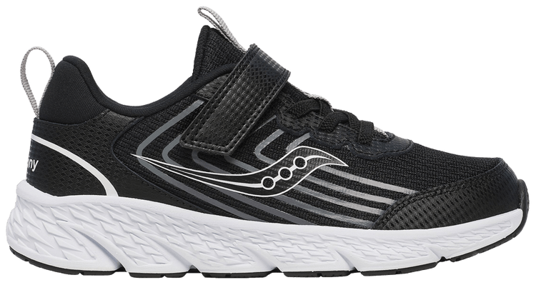 Saucony Wind 30 AC Big Kid Black White